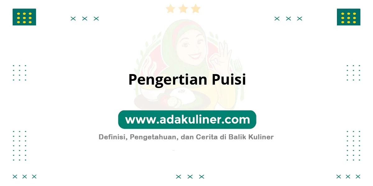 Pengertian puisi: ekspresi seni sastra